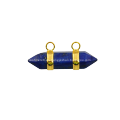 Sterling Lapis Lazuli Hexagon Bicone Colgante Accesorios de moda Joyería